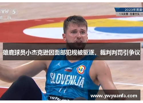 雄鹿球员小杰克逊因面部犯规被驱逐,裁判判罚引争议 雄鹿球员小杰克逊因面部犯规被驱逐,裁判判罚引争议